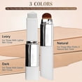 thumbnail image 5 of Blanc Cover Cream Stick, Color Changing Brightening Makeup Base, Hydrating Concealer Christmas Gifts White Foundation for Flawless Look (Natural), 5 of 5