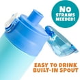 thumbnail image 4 of Bentology Stainless Steel 13 oz Insulated Water Bottle (Blue) - Easy to Use for Kids- Reusable Spill Proof BPA-Free, Fits in Most Lunch Boxes for School, Sports, Camps- Keep Drink Cold All Day, 4 of 5