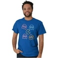thumbnail image 5 of Retro PACMAN Character Silhouettes Men's Graphic T Shirt Tees Brisco Brands M, 5 of 6
