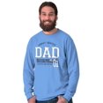 thumbnail image 6 of Fathers Day World's Greatest Dad No 1 Men's Long Sleeve Tee T Shirt Brisco Brands 2X, 6 of 6