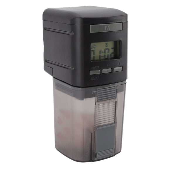 Aquarium Automatic Fish Feeder, Aquarium Auto Feeder Keep Food Dry Energy Saving 4 Feedings Per Day  for Fish Tank for Daily Use