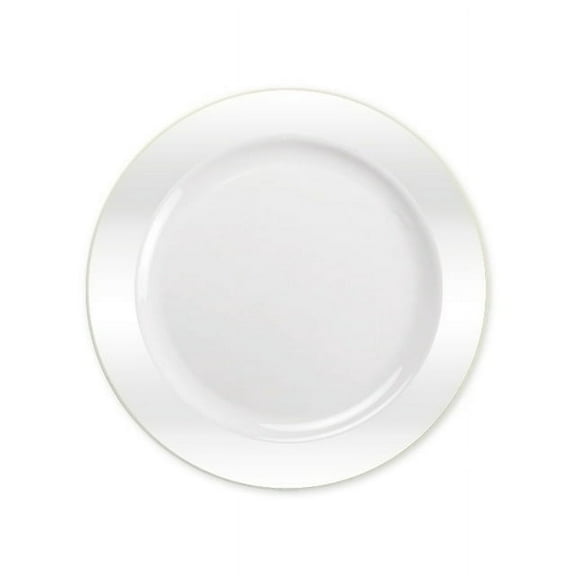 Party Source Magnificence Pearl 7.5inch Plastic Salad Plates, 40 Set