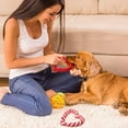 thumbnail image 4 of 2 Pieces Heart Shaped Rope Dog Chew Toys Pet Toys for Valentine's Day Dog Supplies, 4 of 4