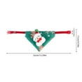 thumbnail image 2 of HHGBAD Christmas Pet Bandana, Adjustable Dog Scarf with Snowman Print, Festive Triangle Neckwear, Reusable Washable Pet Bib, Christmas Photo Prop and Holiday Gift for Pets, 2 of 5