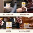 thumbnail image 4 of Leather Wipe Kit: Clean & Restore On-The-Go. For Any Color of Leather Couches, Car Seats, Purses, Shoes & Bags. Nonto ic, Ready-to-Use & Made in the USA. 5 Cleaner & 5 Conditioner Wipes, 4 of 4