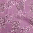 thumbnail image 1 of oneOone Cotton Cambric Purple Fabric Florals Dress Material Fabric Print Fabric By The Yard 56 Inch Wide, 1 of 4