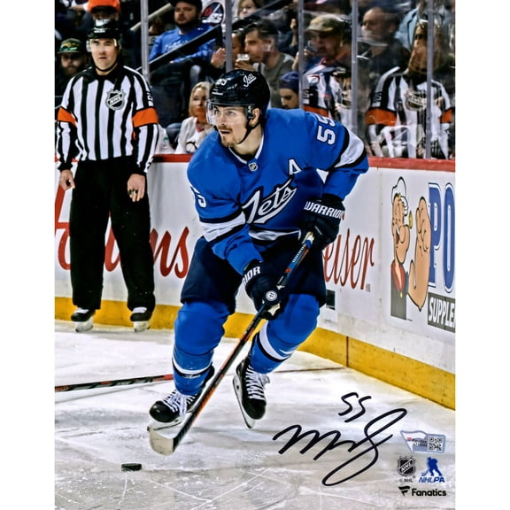 Mark Scheifele Winnipeg Jets Autographed 8" x 10" Alternate Jersey Skating Photograph - Fanatics Authentic Certified