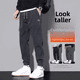 thumbnail image 2 of Pantalones casuales holgados de otoño e invierno para hombre, pantalones deportivos con pies fruncidos, cómodos para senderismo y deportes al aire libre, 2 of 5