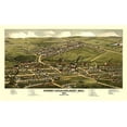 thumbnail image 2 of Stoner 24x16 White Modern Wood Framed Museum Art Print Titled - Calumet Hecla Red Jacket Michigan - Stoner 1881, 2 of 4
