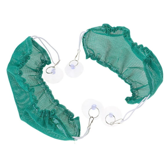 KONTONTY  2 Pcs Lizard Hanging Hammock Fleece for Bearded Dragons Green