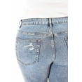thumbnail image 3 of Jeans skinny Roman Fashion Con detalles desgastados Mezclilla claro azul Talla 38, 3 of 7