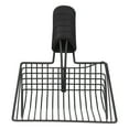thumbnail image 2 of Pala para arena para gatos Jadeshay de metal reutilizable grande color Negro, 2 of 8