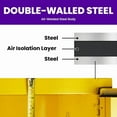 thumbnail image 6 of Industrial 30 Gallon Flammable Storage Cabinet, Fire and Explosion-Proof, Double-Layered Steel, Safety Cabinet, Yellow, 6 of 7