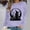Purple, variant on Molidfa Women’s Halloween Oversized Witch Moon Crew Sweatshirt