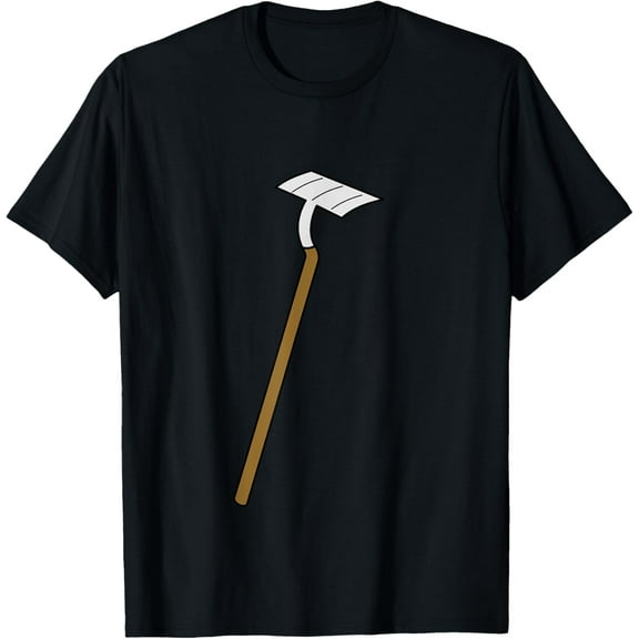Hoe Costume Funny Joke T-Shirt men and women can wear, black, white, gifts