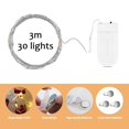 thumbnail image 4 of LED copper wire light button string light birthday light small string light battery lights Christmas party cake decoration dress up, 4 of 5