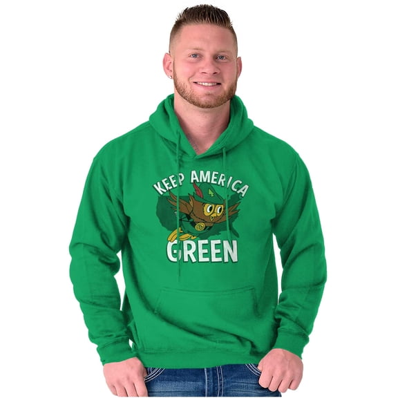 Woodsy Owl Keep America Green Hoodie Sweatshirt Women Men Brisco Brands S