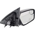 thumbnail image 2 of Mirror Power Heated Puddle Lamp Blind Spot Detection Gloss Black PTM Right Fits select: 2011-2012 FORD FUSION SE, 2011 MERCURY MILAN PREMIER, 2 of 6
