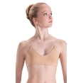 thumbnail image 1 of Motionwear Underwear Convertible Clear Strap Bra, Nude, Large Child, 1 of 2