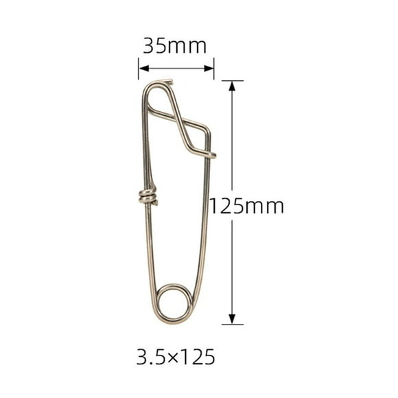 Longline Branch Hanger Snap Swivel Float Line Tuna Clip Live Bait Trap Lock Clip