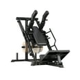 thumbnail image 3 of Memoryfield Leg Press Machine for Home Gym, Professional Hack Squat Workout Equipment with Weight Storage Posts, Fits 1" & 2" Plates, Strength Training, Black, 3 of 10