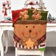 thumbnail image 1 of Cubierta de silla de Navidad Comedor Año Nuevo Encantador para banquete de hotel de fiesta (ciervo), 1 of 5