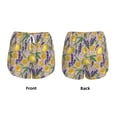 thumbnail image 5 of Picia Lavender Flowers Pattern Women's 2 in 1 Athletic Running Shorts High Waisted Workout Casual Gym Sweat Shorts with Comfy Liner Zipper Pockets-Small, 5 of 9