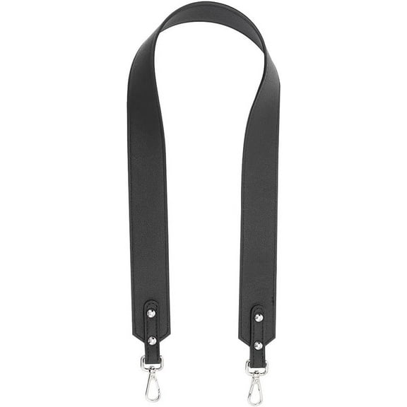 Leather Purse Straps 35.2 inch Leather Shoulder Strap Double Sided Leather Handbags Strap Replacement Wide Cross Body Bag Strap with Swivel Clasps Pink