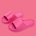 thumbnail image 2 of Womens EVA Slide Sandals Platform Cushioned Waterproof Pool Beach Shoes Quick Dry Comfort Non Slip Outdoor Summer Slippers Hot Pink,Size 3.5-5, 2 of 9