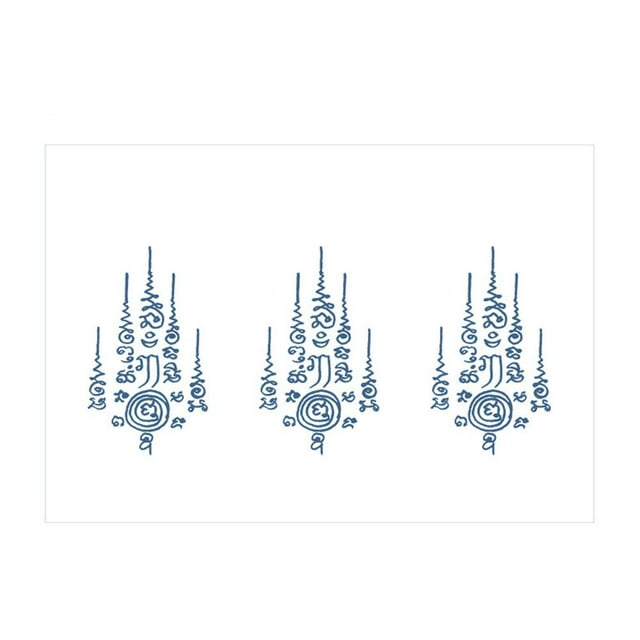 Thailand Spike Juice Tattoo Stick Waterproof Durable Sutra Buddha Label Sticker