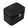 thumbnail image 2 of Caja de almacenamiento para pulseras, caja para brazaletes, para aniversarios, día de la madre, viajes Beige negro, 2 of 8