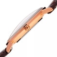thumbnail image 3 of Women's Quartz Easy to Read Leather Brown Strap Watch, 3 of 5