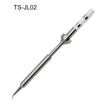 

jisheng TS K/KU/BC2/C4/D24/B2/I/ILS/C1/JL02 Soldering Iron Tip Internal Heating Fast Heating Copper Unleaded Replacement Soldering Tip for Electronic Production TS100