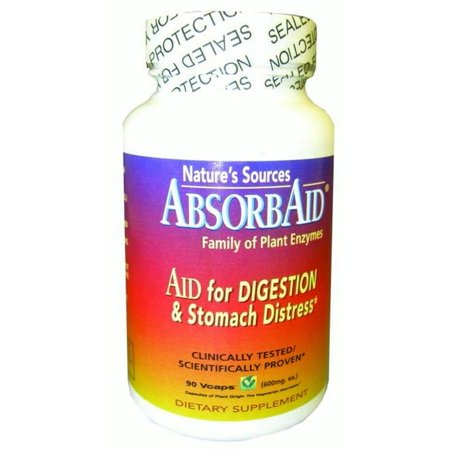 Absorbaid Digestive Support Veggie Caps, 90 Ct