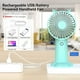 thumbnail image 5 of 2024 Mini Usb Handheld Fan Battery Operated, 4000mah Hand Held Rechargeable Small Quiet, 5 of 5