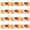 Safety Orange, variant on Loops & Threads Limeade Soft Classic Neon Yarn - Medium Weight Yarn for Knitting, Crochet, Weaving, Arts & Crafts, 12 Pack