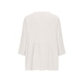 thumbnail image 5 of Perfectbot Women's V Neck Button Down 3/4 Sleeve Peplum Blouse, Casual Lightweight Breathable Summer Shirt, 5 of 7