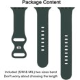 thumbnail image 2 of Tianle Compatible with Apple Watch Series 9 Band 45mm 41mm,2 Pack Soft Silicone Replacement S9 Strap Wristband for iWatch Series 8 7 6 5 4 3 2 1 SE bands Women Men, 2 of 7