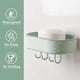 thumbnail image 4 of Jabonera colgante para baño, sin perforaciones, con ganchos, 4 of 7