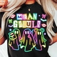 thumbnail image 1 of Mean Ghouls Ghost , Halloween Neon , Retro Halloween, Spooky Season tee - As Picture - 4XL, 1 of 2