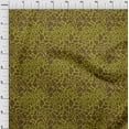 thumbnail image 3 of oneOone Cotton Cambric Lime Green Fabric Giraffe Animal Skin Dress Material Fabric Print Fabric By The Yard 56 Inch Wide, 3 of 4