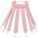 thumbnail image 1 of Diadema con rulos sin calor, rulos suaves para el cabello sin calor para peinados nocturnos DIY (rosa), 1 of 5
