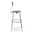 thumbnail image 2 of 6400 Series Height Adjustable Heavy Duty Padded Stool with Backrest, Supports Up to 300 lb, 19" to 2 | Bundle of 2, 2 of 4