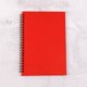 thumbnail image 5 of Tholdsy Papel de cuaderno en para el hogar, oficina, escuela, viajes de negocios, diario, práctica de escritura, tarea, papelería para Kits de experimentos de química Rojo, 5 of 6