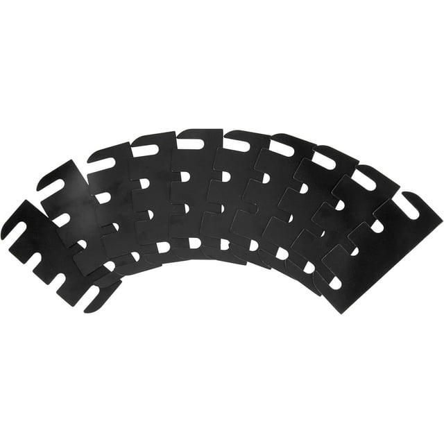JUNWELL 10 Pack Door Hinge Shims for Door Hinge Repair Kit 0.030 Inch Thickness 4 Inch Hinge Shims