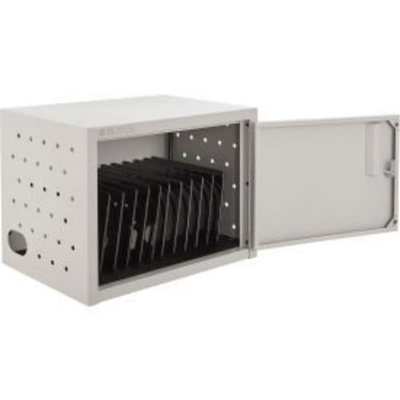 Global Industrial 695967 Wall & Desk Tablet Charging Cabinet for 12 Devices, Beige