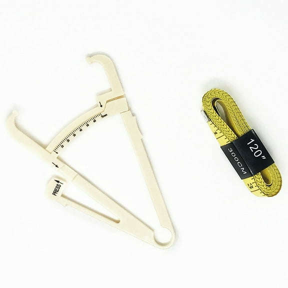 Set of 2 Personal Body Fat Tester Caliper Accurate Measure w/ 120'' Body Tape