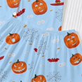 thumbnail image 7 of MVRLSH Womens Pajama Sets for Women 2 Piece Halloween Print Button Waist Short Sleeve Top And Shorts wear Sleepwear Soft Sleepwear Lounge Set Blue - XXL, 7 of 7
