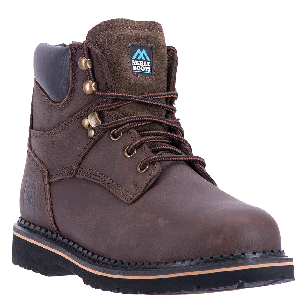 Mcrae Mens 6 Inch Steel Toe Casual Work & Safety Shoes - - Walmart.com
