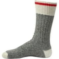 thumbnail image 1 of Men's Wool Blend Work Socks - Natural Grey, 3 Pairs, 1 of 1